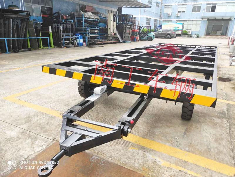 8吨骨架式球友会(中国) 无动全挂车