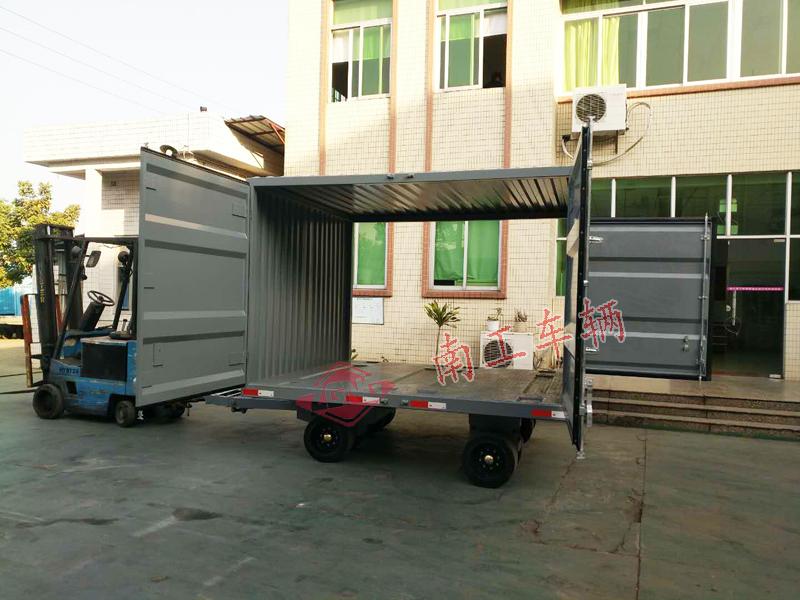 无动力全挂15吨三开门箱式球友会(中国)非标订