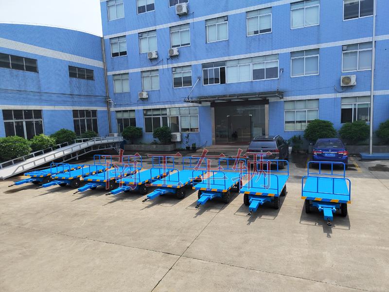 3吨无动力牵引球友会(中国)组前后可拆护栏