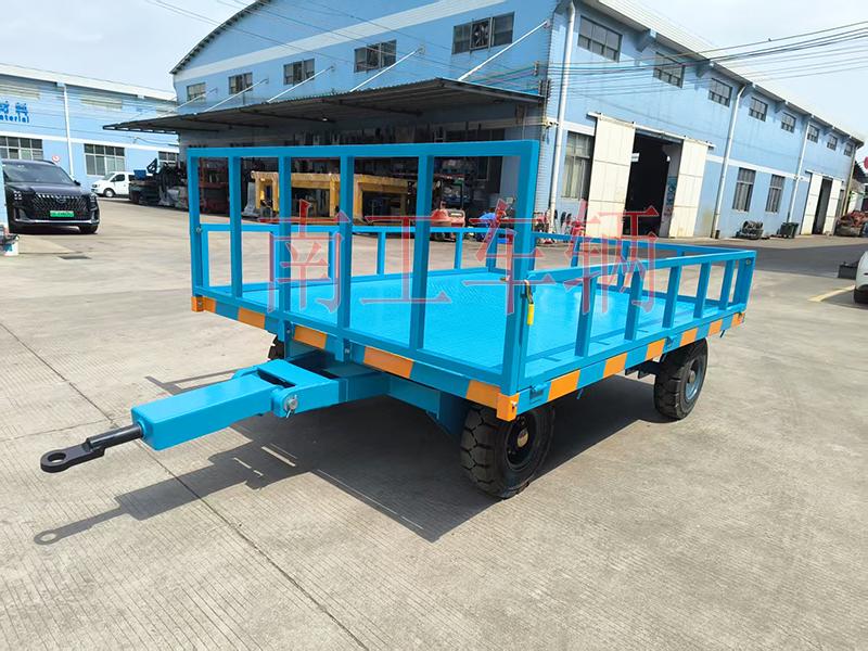 5吨下翻式护栏球友会(中国) 牵引全挂工具拖车